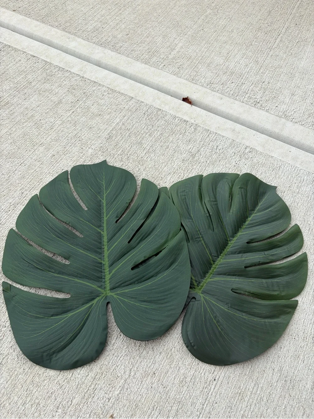 15 Deep Green Monstera Leaf Wall Tapestry - Botanical Accent